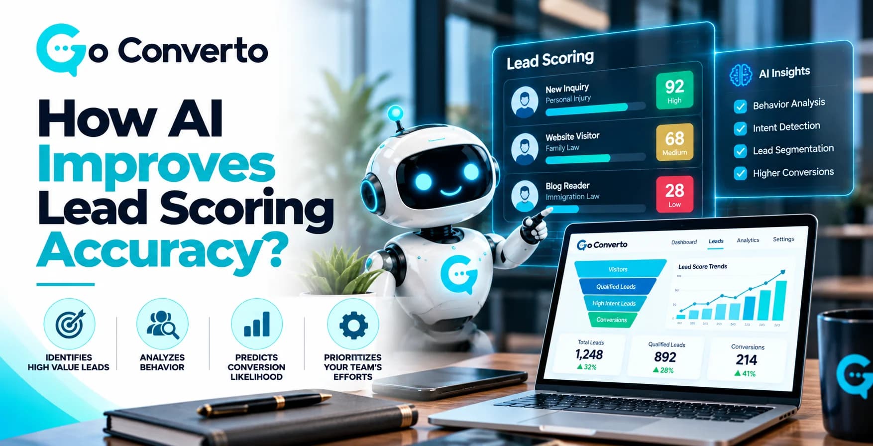 How AI Improves Lead Scoring Accuracy & Conversion
